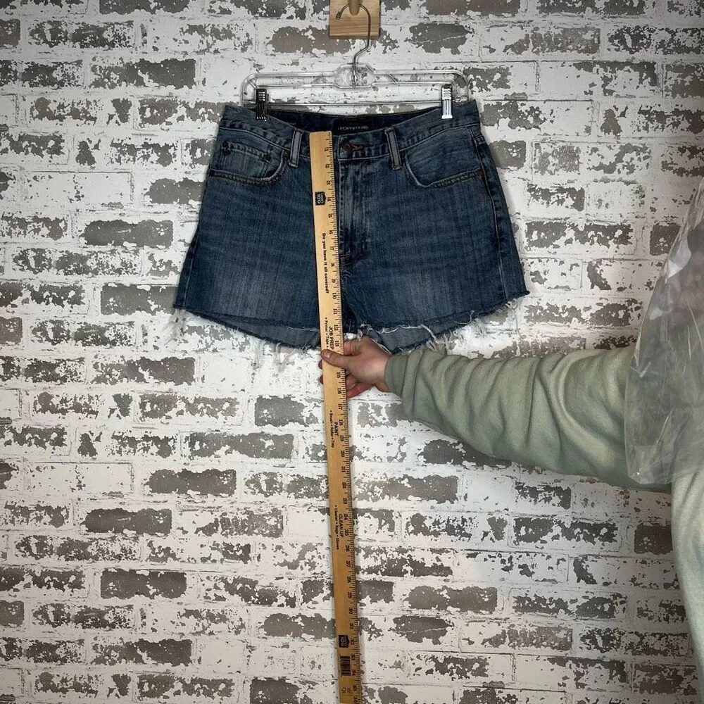Lucky brand | 181 denim relaxed straight diy denim shorts